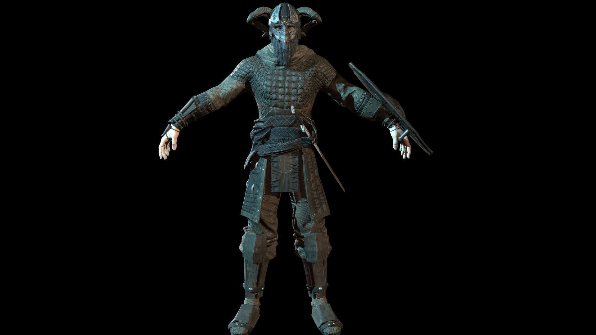 Vikings pack Low-poly 3D model_30