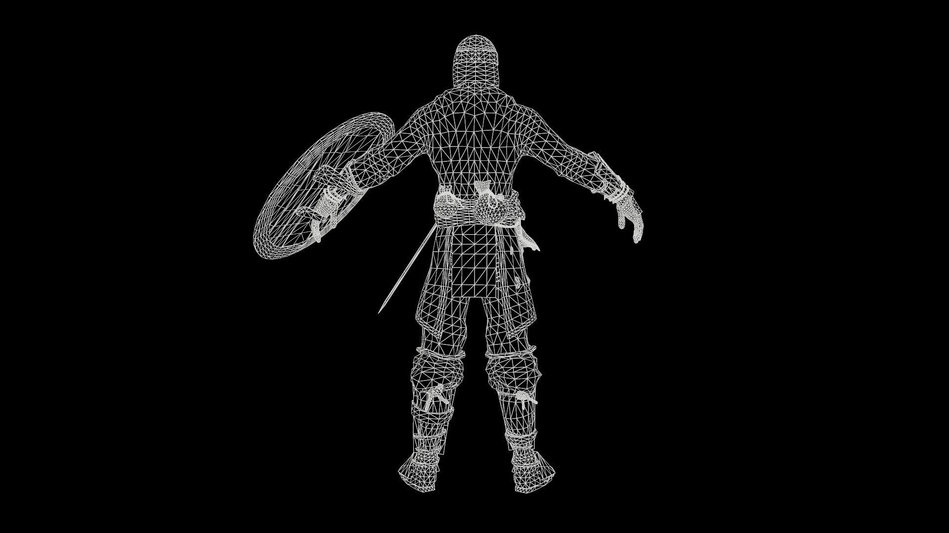 Vikings pack Low-poly 3D model_14