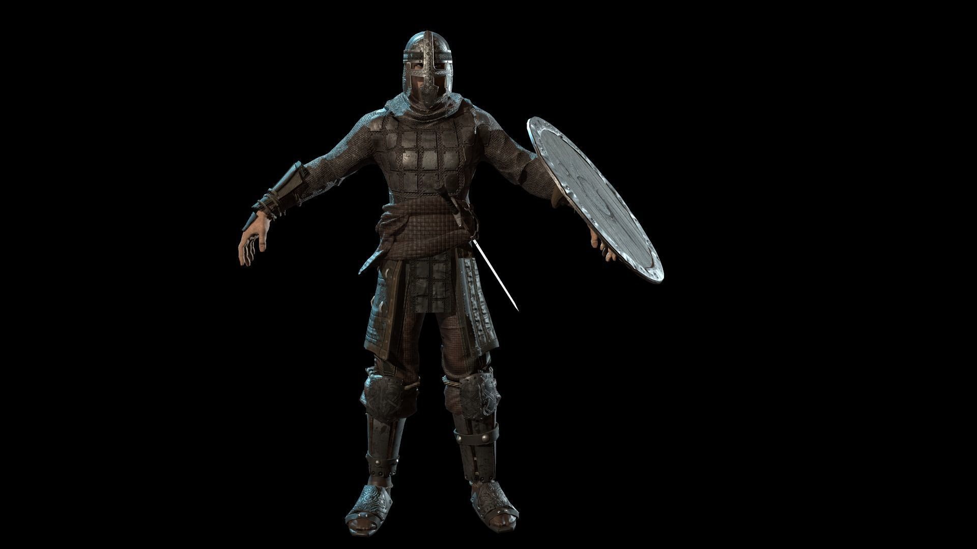Vikings pack Low-poly 3D model_8