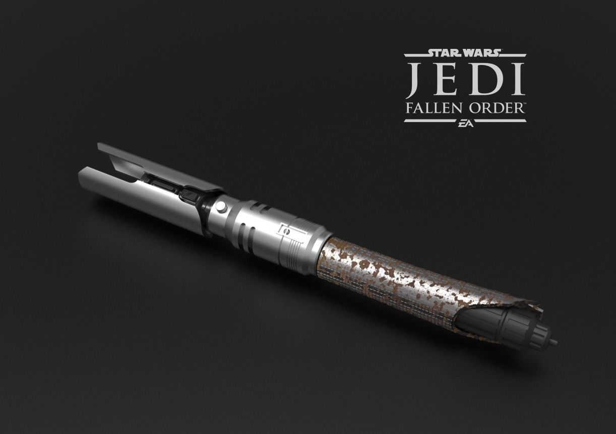 Cal Kestis Lightsaber - Jedi Fallen Order 3D print model_1
