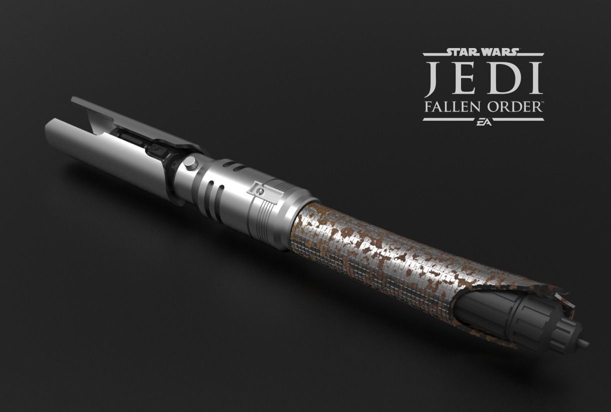 Cal Kestis Lightsaber - Jedi Fallen Order 3D print model_3