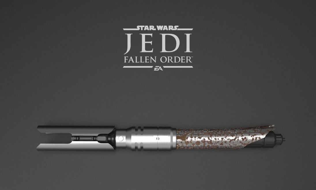 Cal Kestis Lightsaber - Jedi Fallen Order 3D print model_4