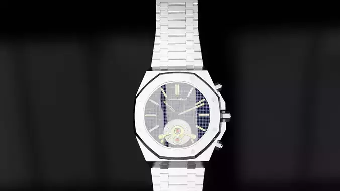 watch built up 3D model