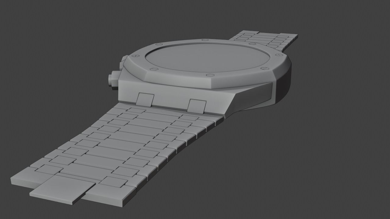 watch built up 3D model_9
