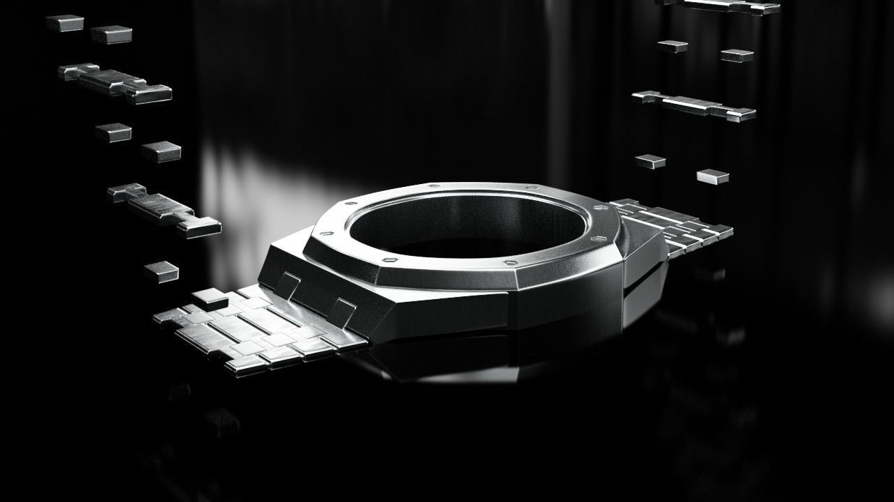 watch built up 3D model_3