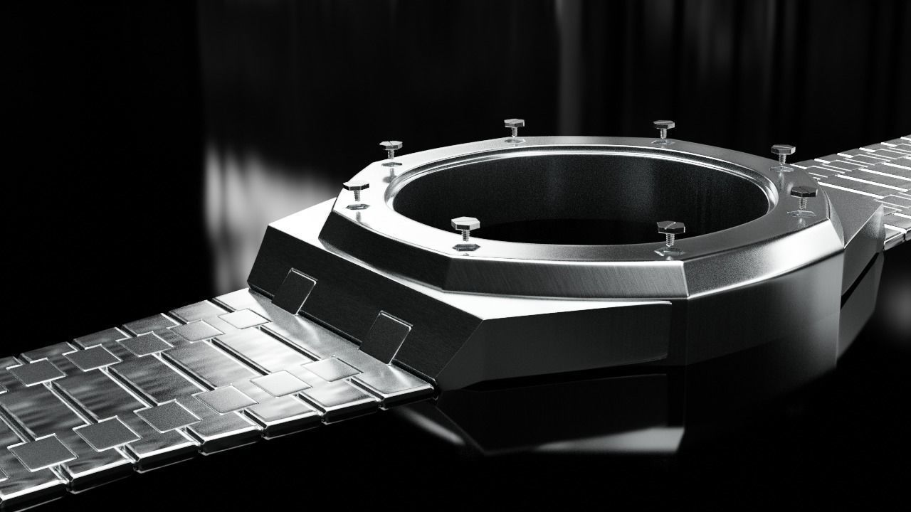 watch built up 3D model_4