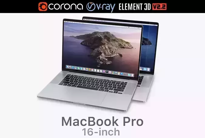 Apple MacBook Pro 16-inch 2019 3D model