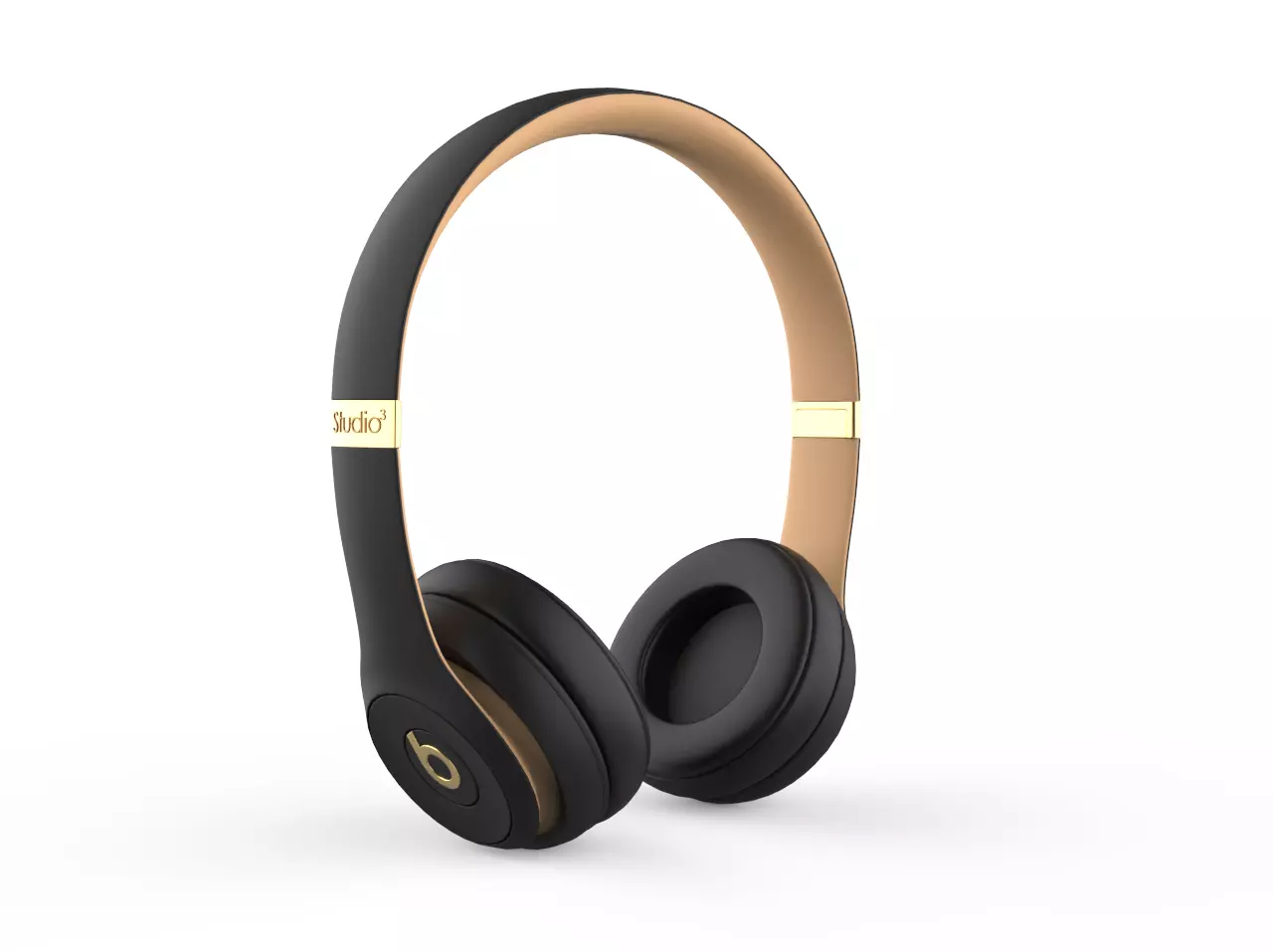 Beats Gold - Black 3D model_0