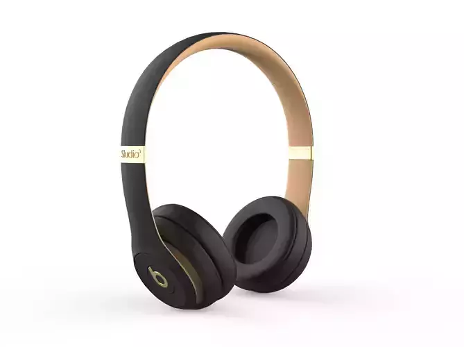 Beats Gold - Black 3D model