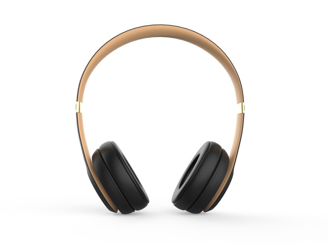 Beats Gold - Black 3D model_2