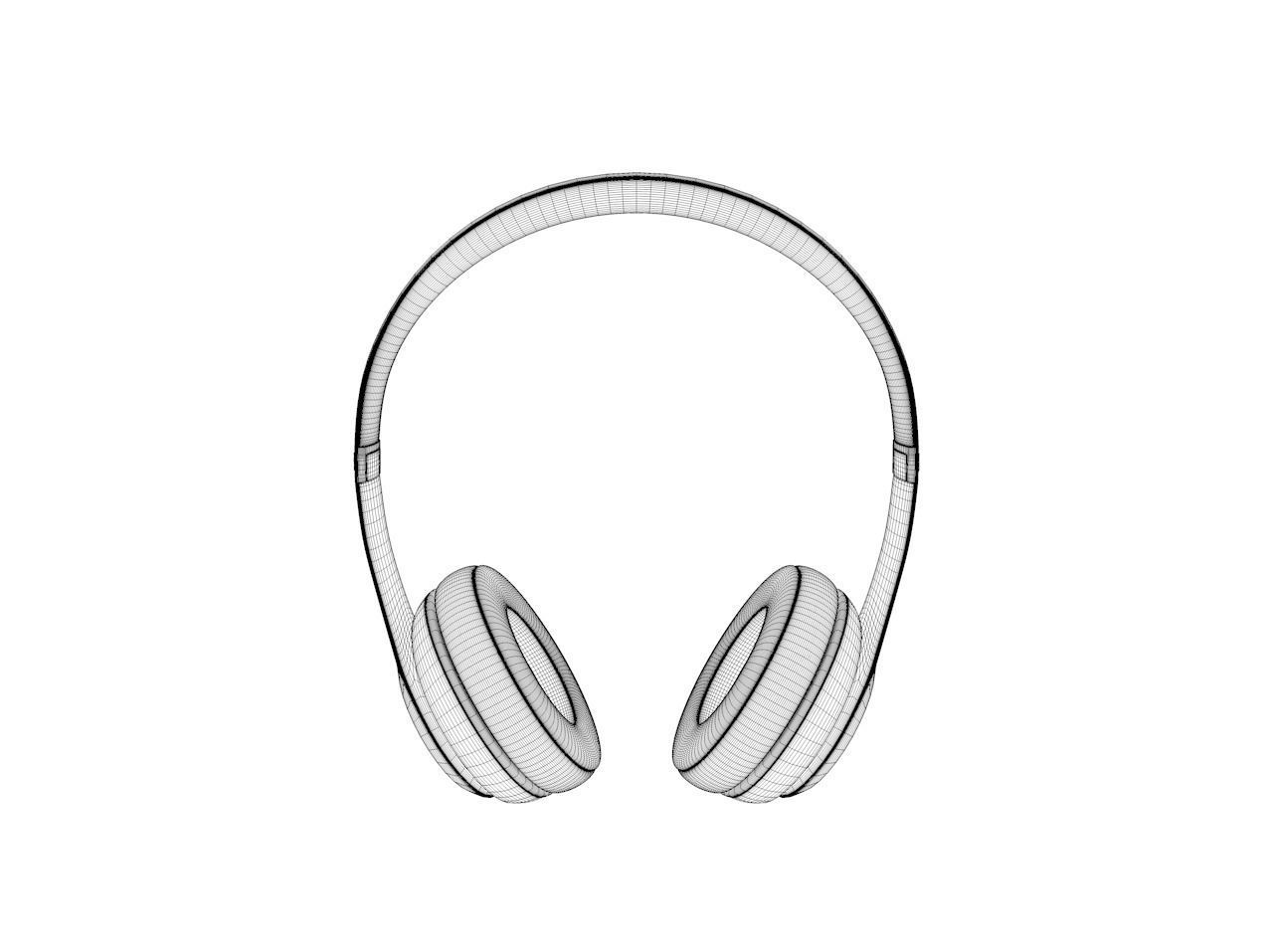 Beats Gold - Blue 3D model_7