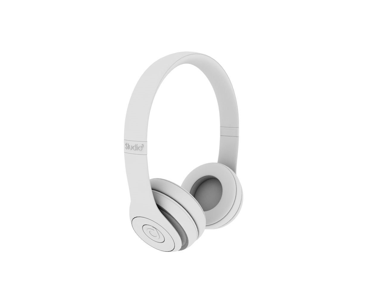 Beats Gold - Blue 3D model_5