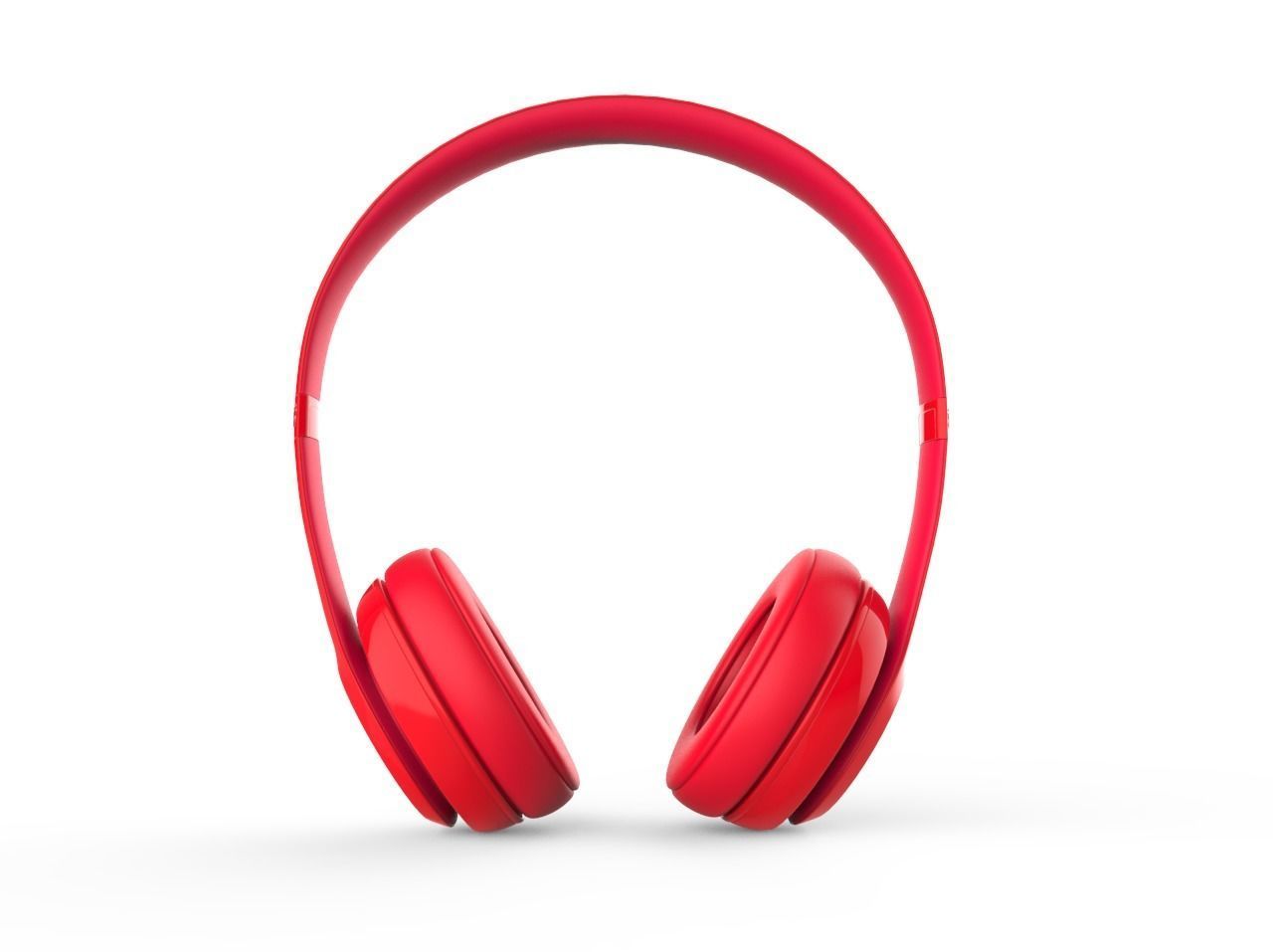 Beats Red 3D model_2