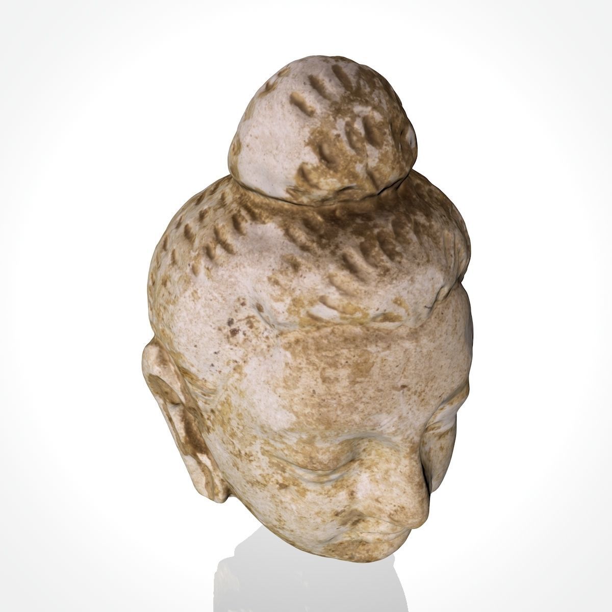 The Lost Head of the Enlightened One -  A Tale of Ayutthaya Low-poly 3D model_14