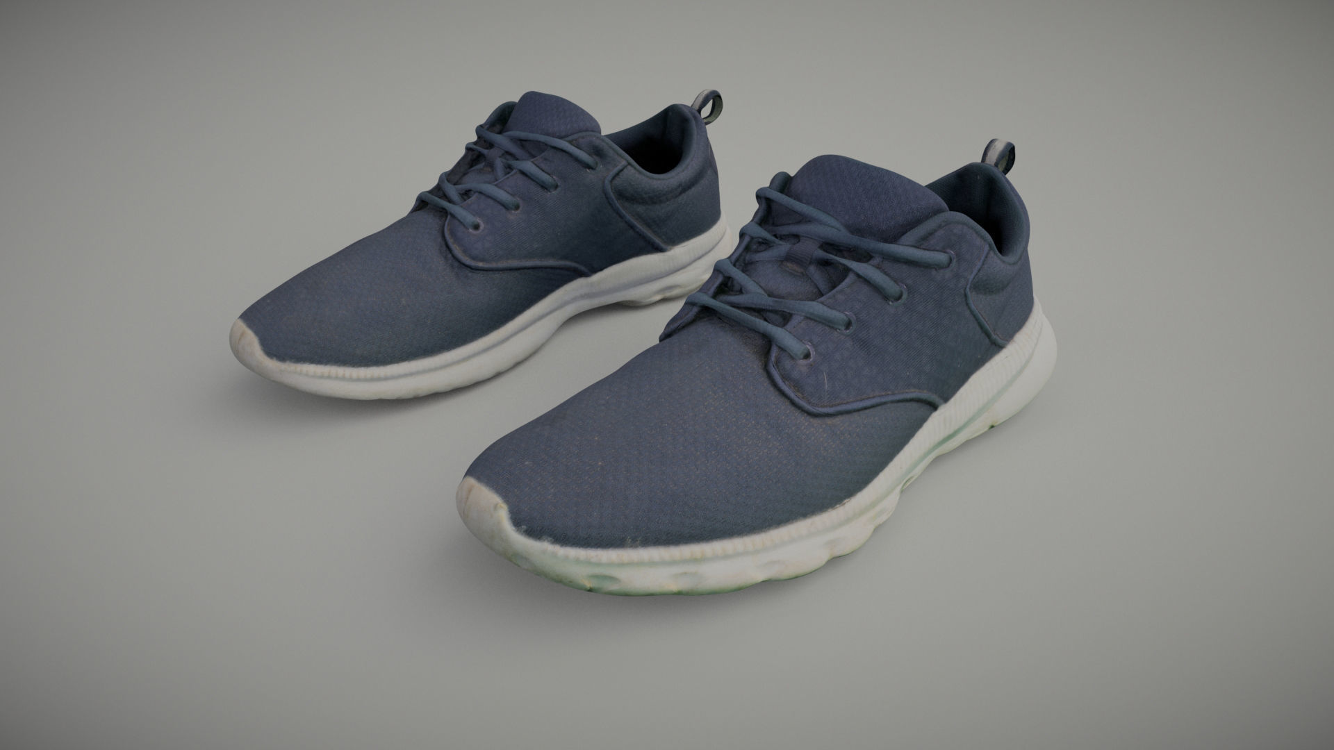Sneakers Low-poly 3D model_3