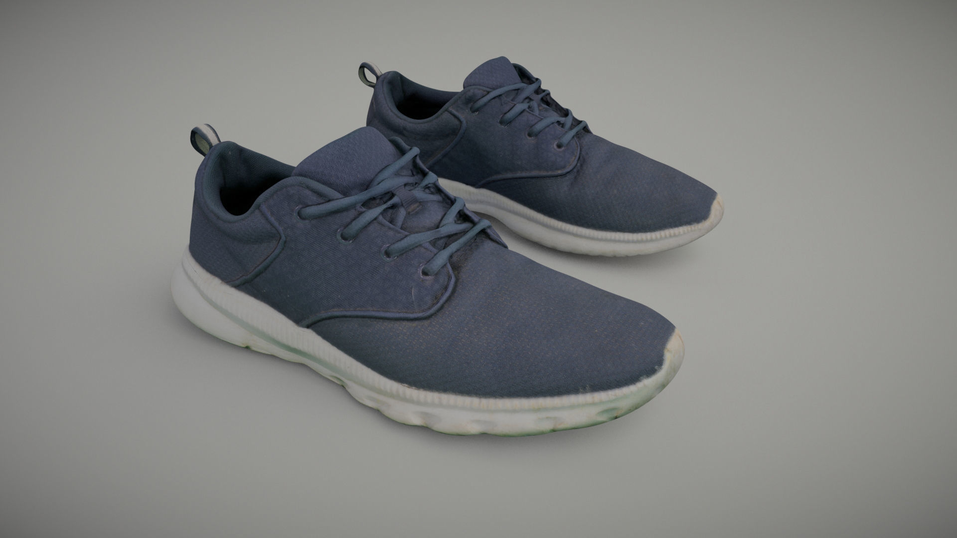 Sneakers Low-poly 3D model_1