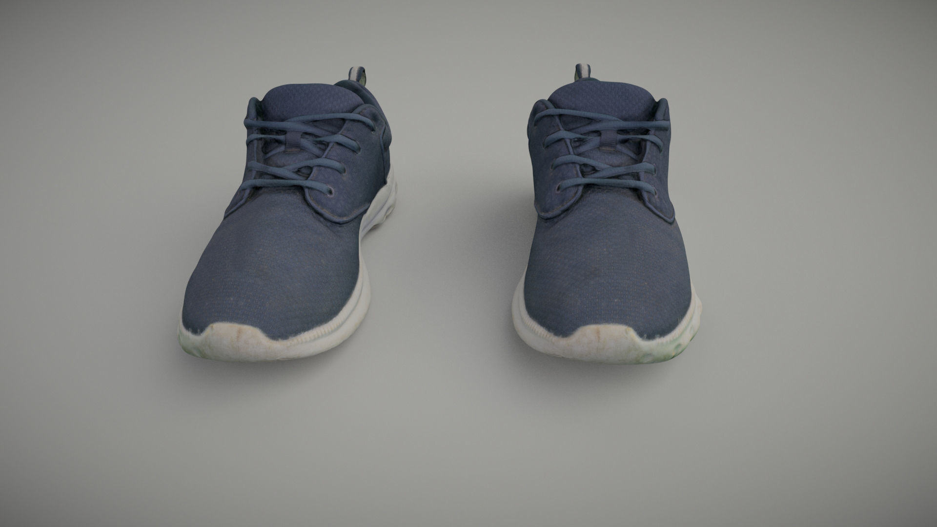Sneakers Low-poly 3D model_2