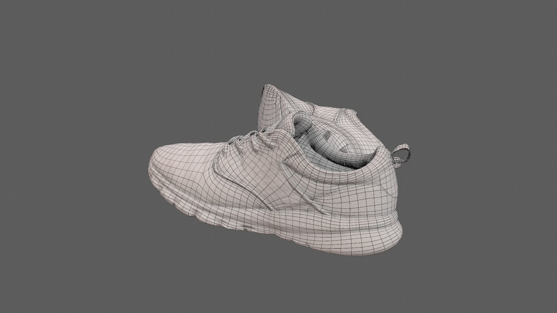 Sneakers Low-poly 3D model_9