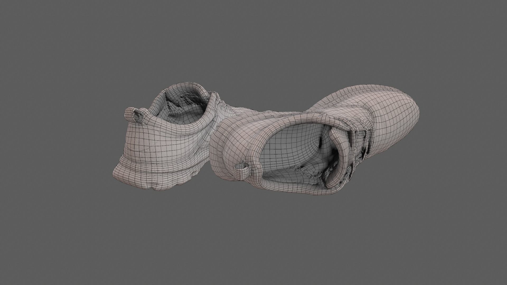 Sneakers Low-poly 3D model_10