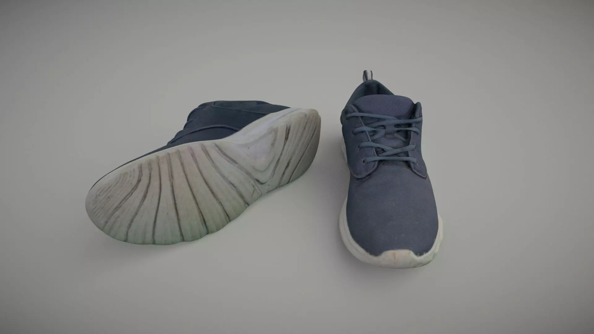Sneakers Low-poly 3D model_0