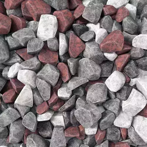 Rock stone splinter n3 3D model