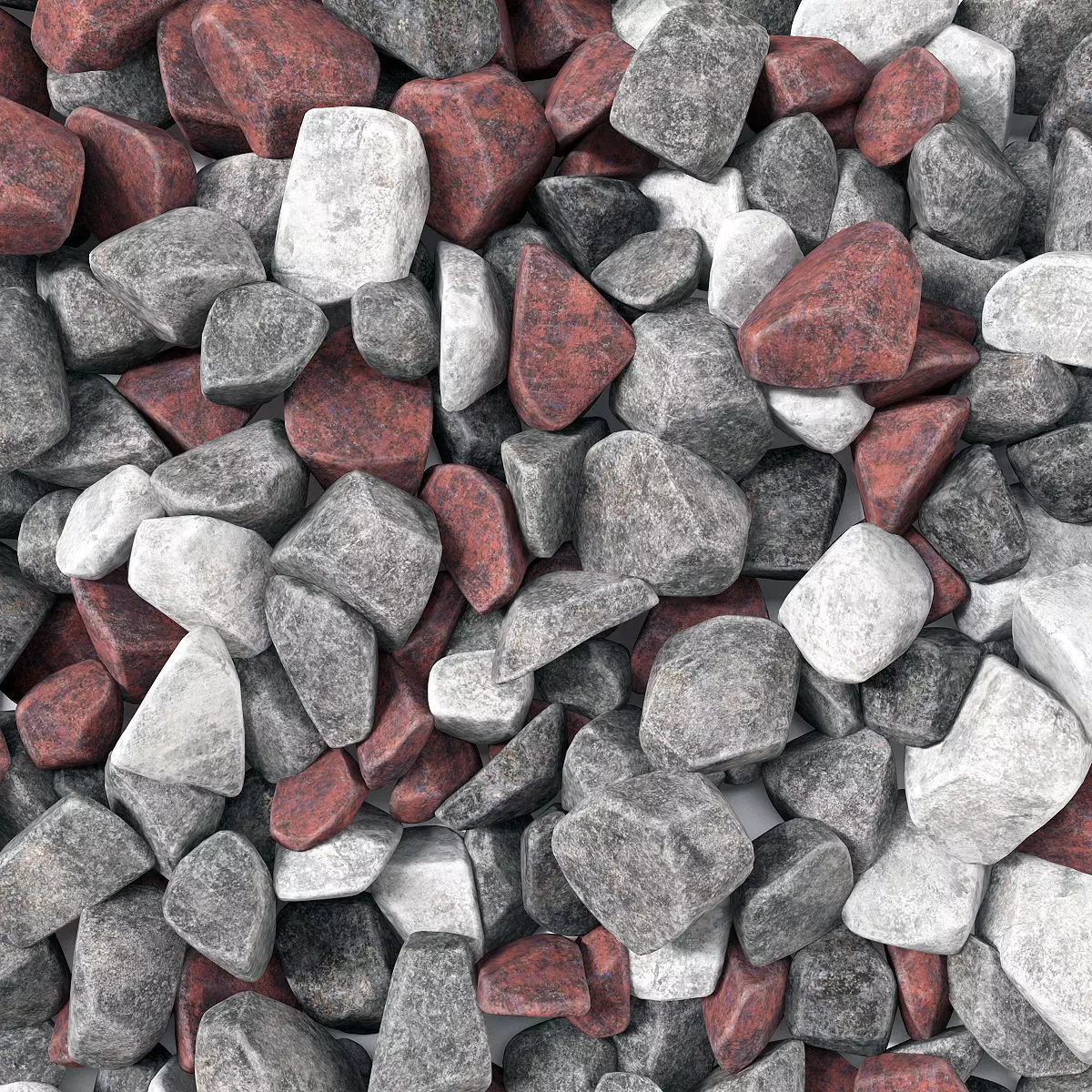 Rock stone splinter n3 3D model_0