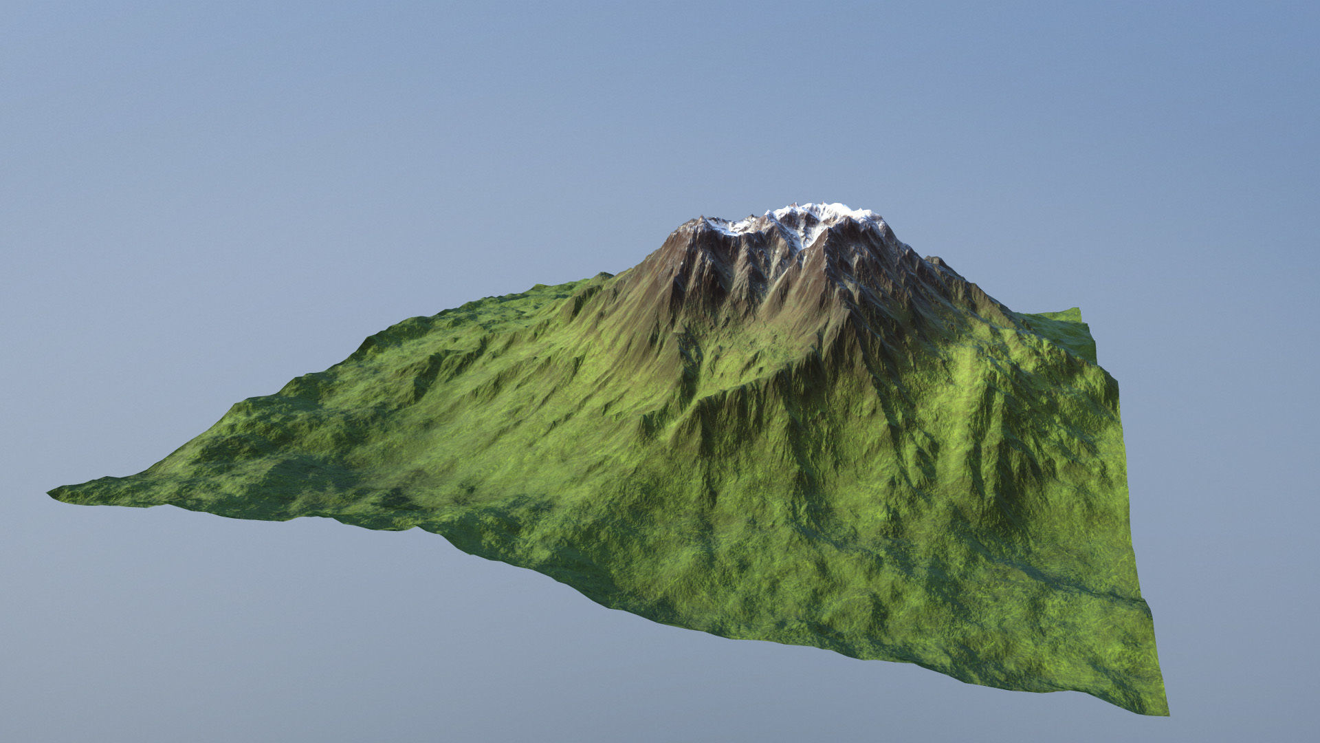 Game Ready Modular Mountain Model  Cliff  Rocks  PBR  Unity  02 Low-poly 3D model_9