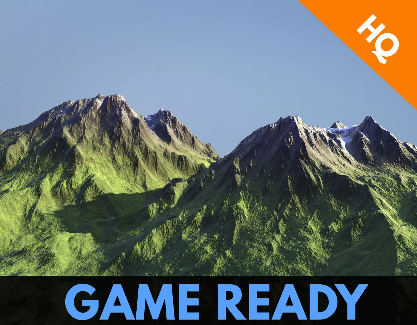 Game Ready Modular Mountain Model  Cliff  Rocks  PBR  Unity  02 Low-poly 3D model_0