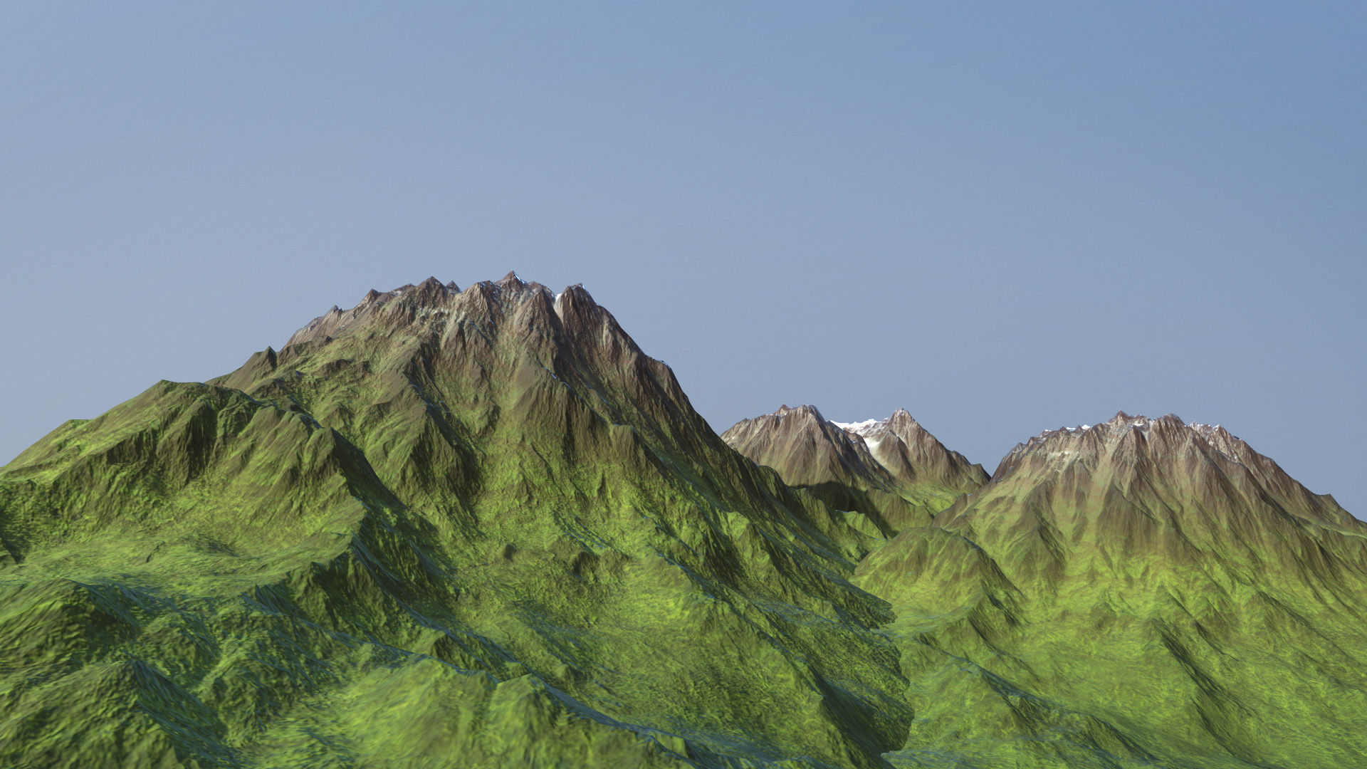 Game Ready Modular Mountain Model  Cliff  Rocks  PBR  Unity  02 Low-poly 3D model_6