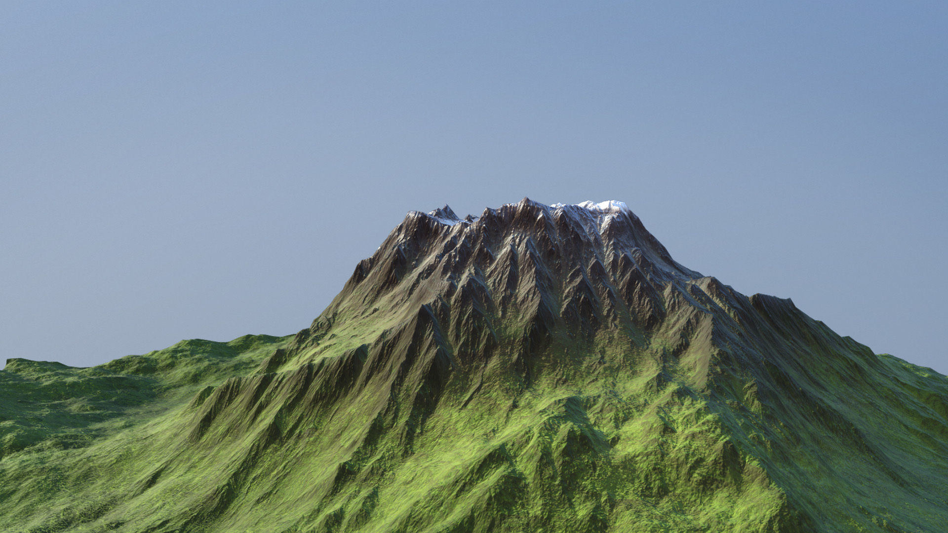 Game Ready Modular Mountain Model  Cliff  Rocks  PBR  Unity  02 Low-poly 3D model_5