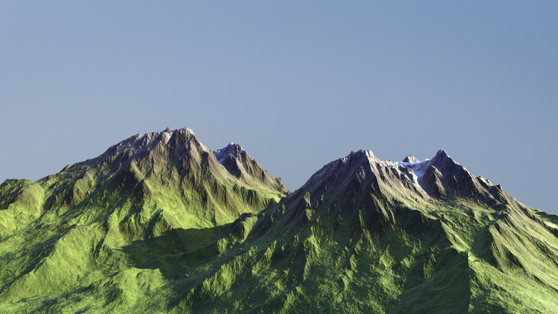 Game Ready Modular Mountain Model  Cliff  Rocks  PBR  Unity  02 Low-poly 3D model_8