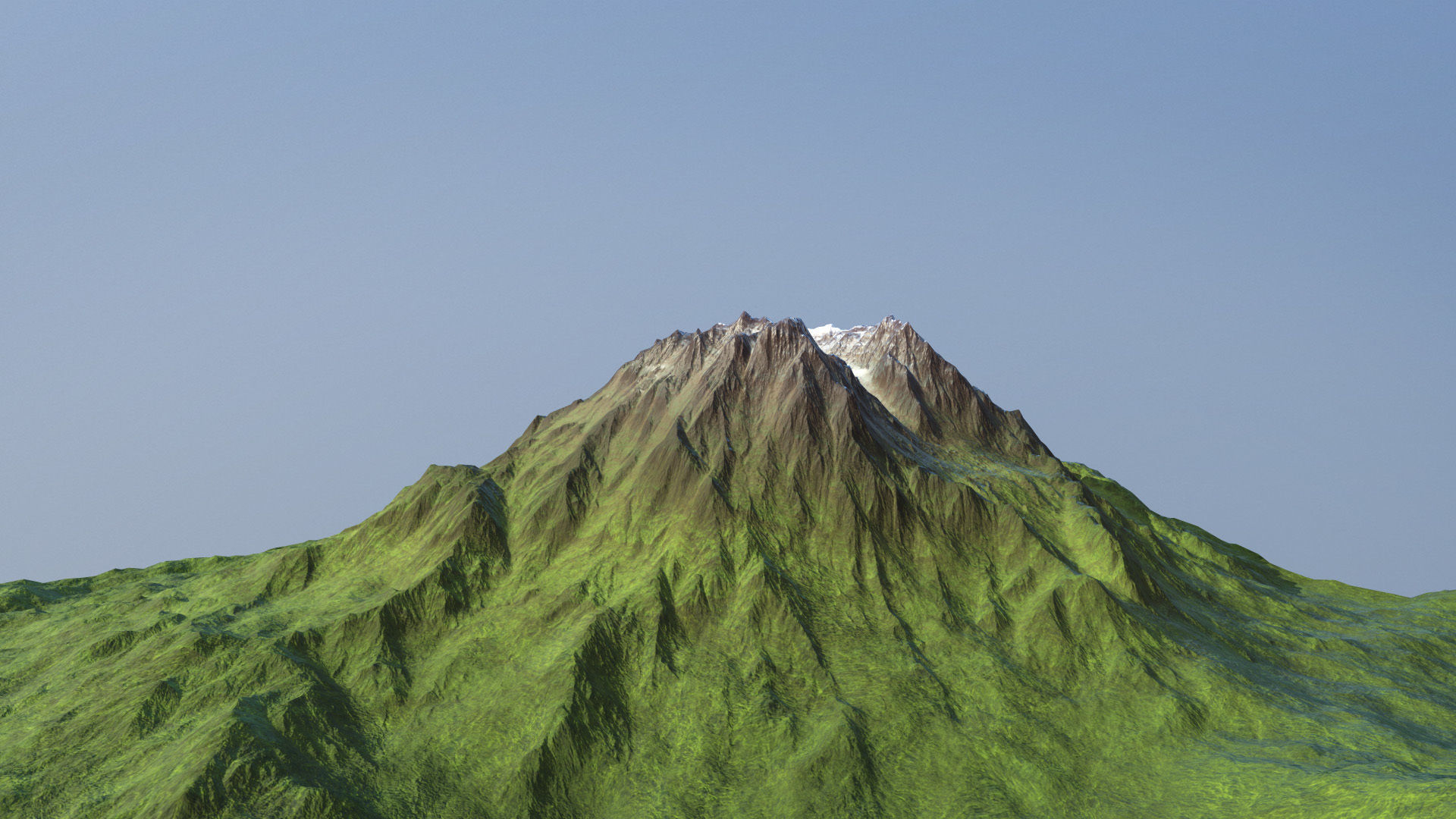 Game Ready Modular Mountain Model  Cliff  Rocks  PBR  Unity  02 Low-poly 3D model_3