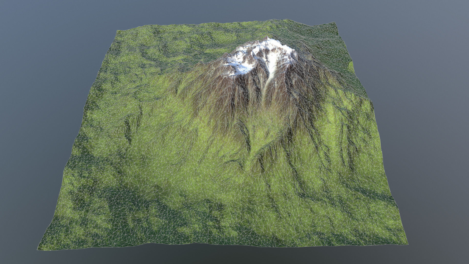 Game Ready Modular Mountain Model  Cliff  Rocks  PBR  Unity  02 Low-poly 3D model_10