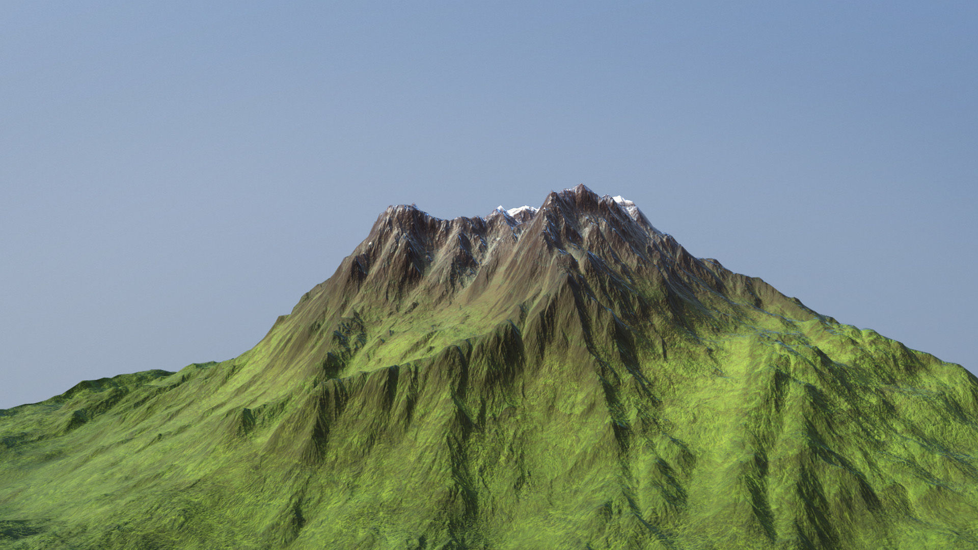 Game Ready Modular Mountain Model  Cliff  Rocks  PBR  Unity  02 Low-poly 3D model_2