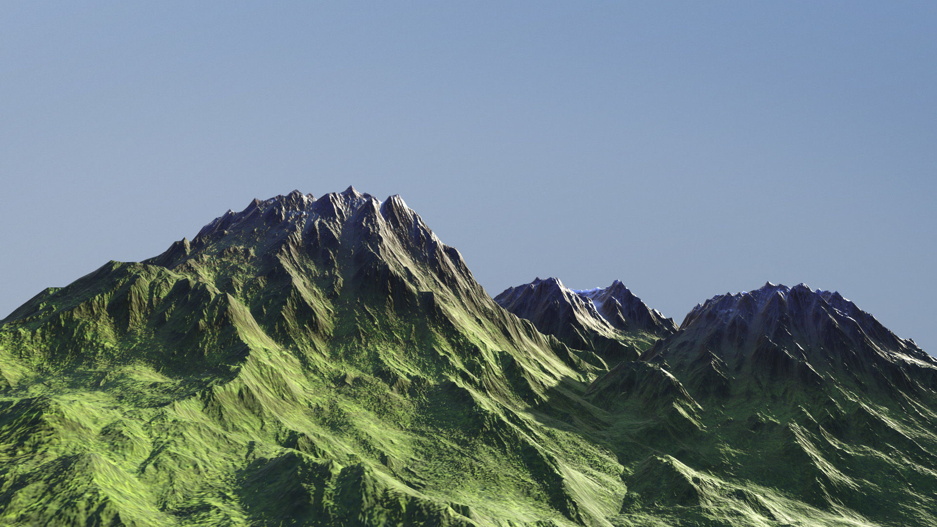 Game Ready Modular Mountain Model  Cliff  Rocks  PBR  Unity  02 Low-poly 3D model_7