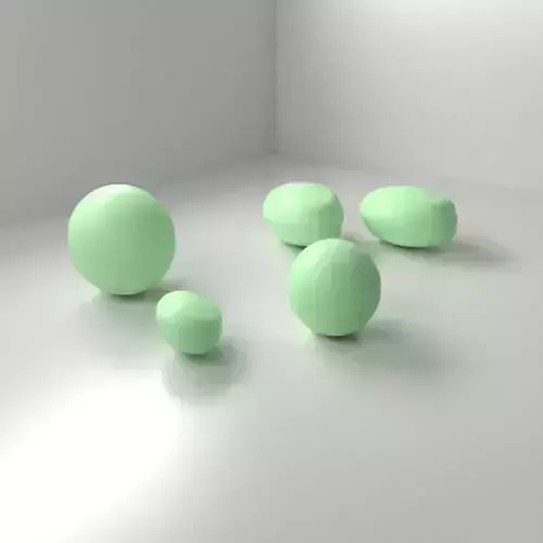 Mint Chocolate Drop 3D model