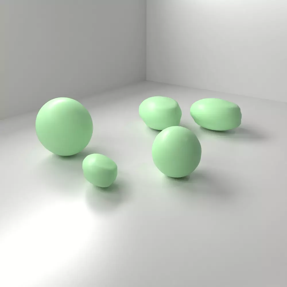 Mint Chocolate Drop 3D model_0