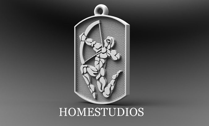 PENDANT Sagittarius 3D print model