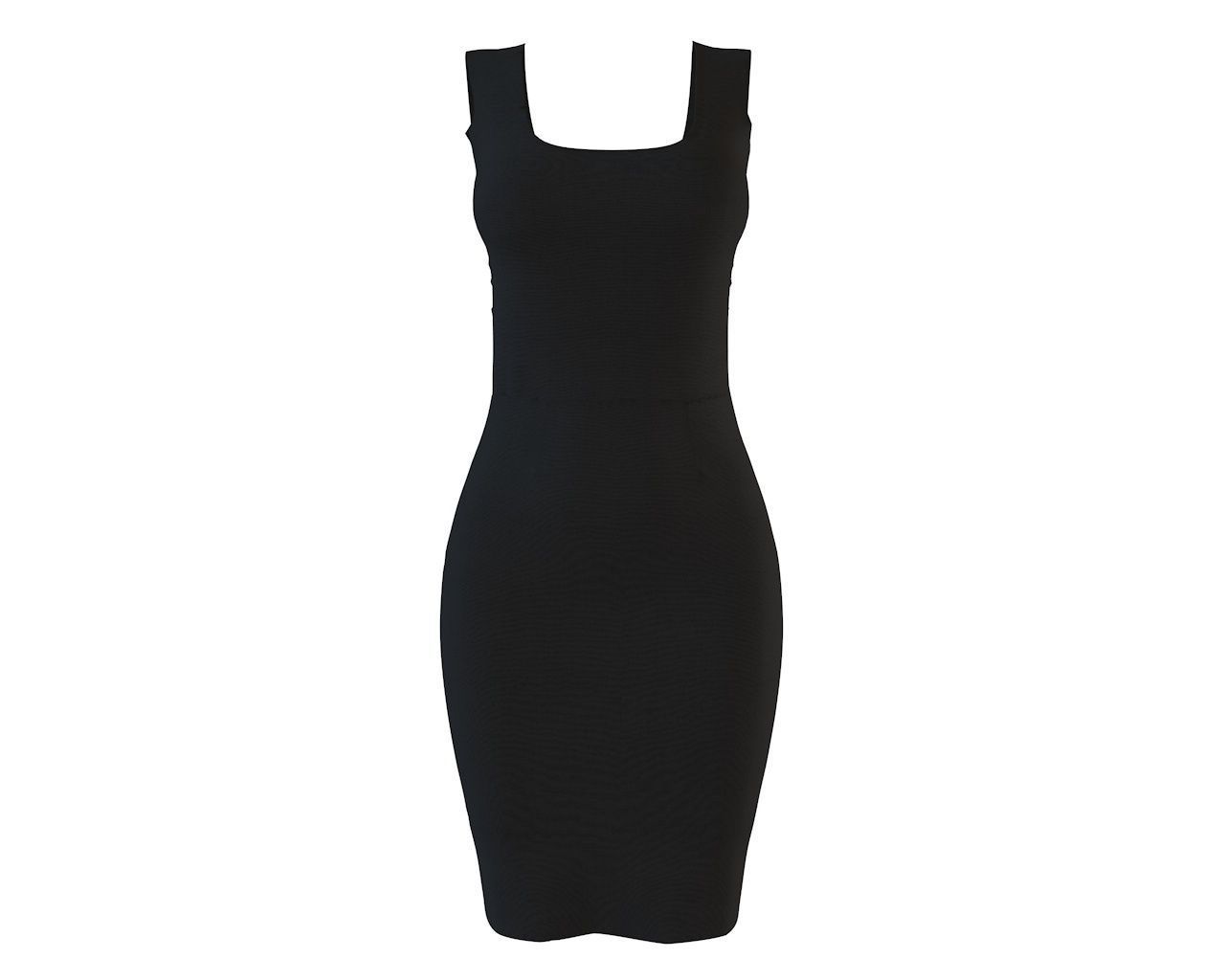 Stylish Designer Women Bodycon Formal dress 3D 3D model 3D model_4