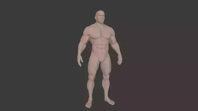 PowerMan male body 3D print model