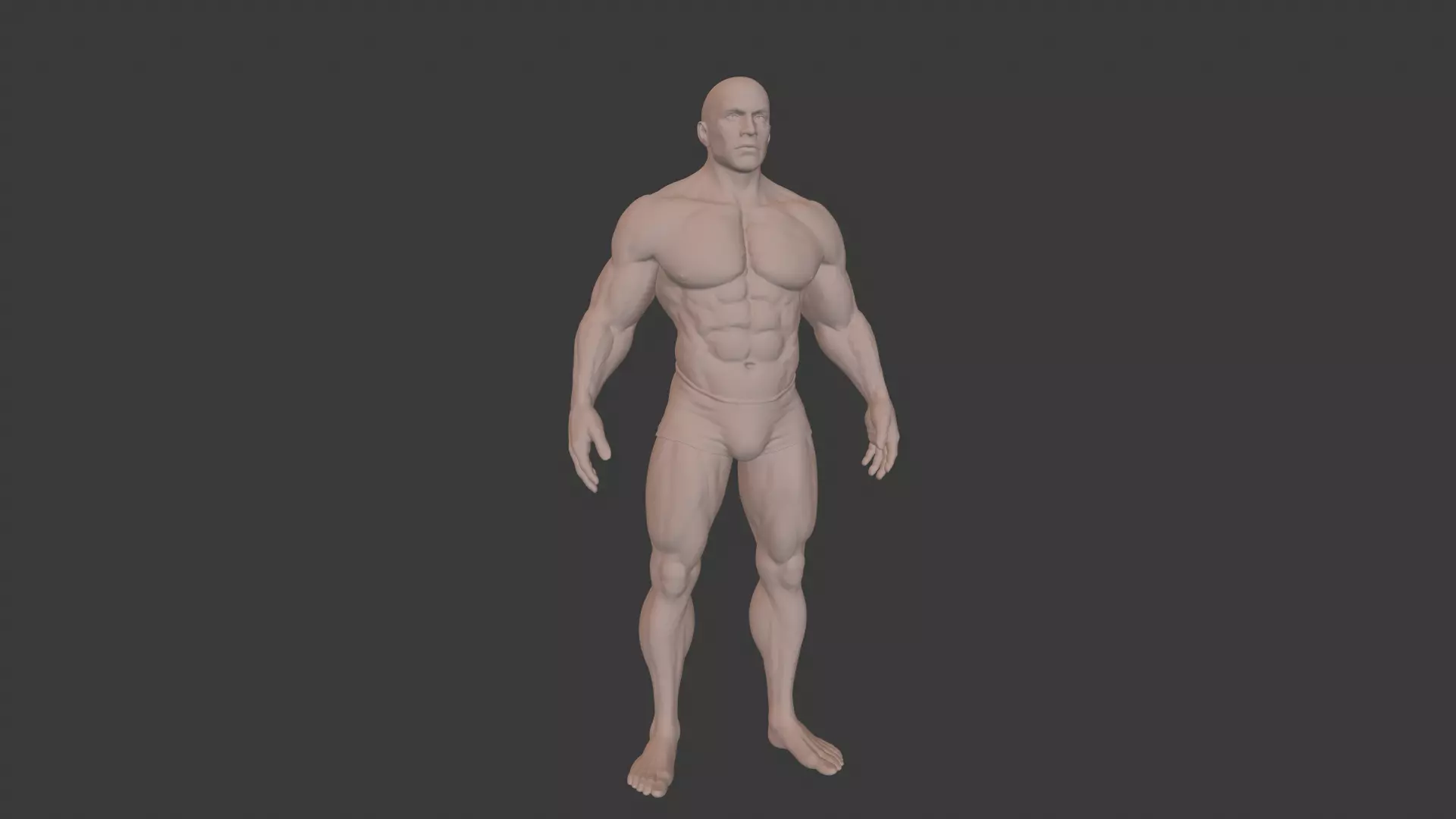 PowerMan male body 3D print model_0