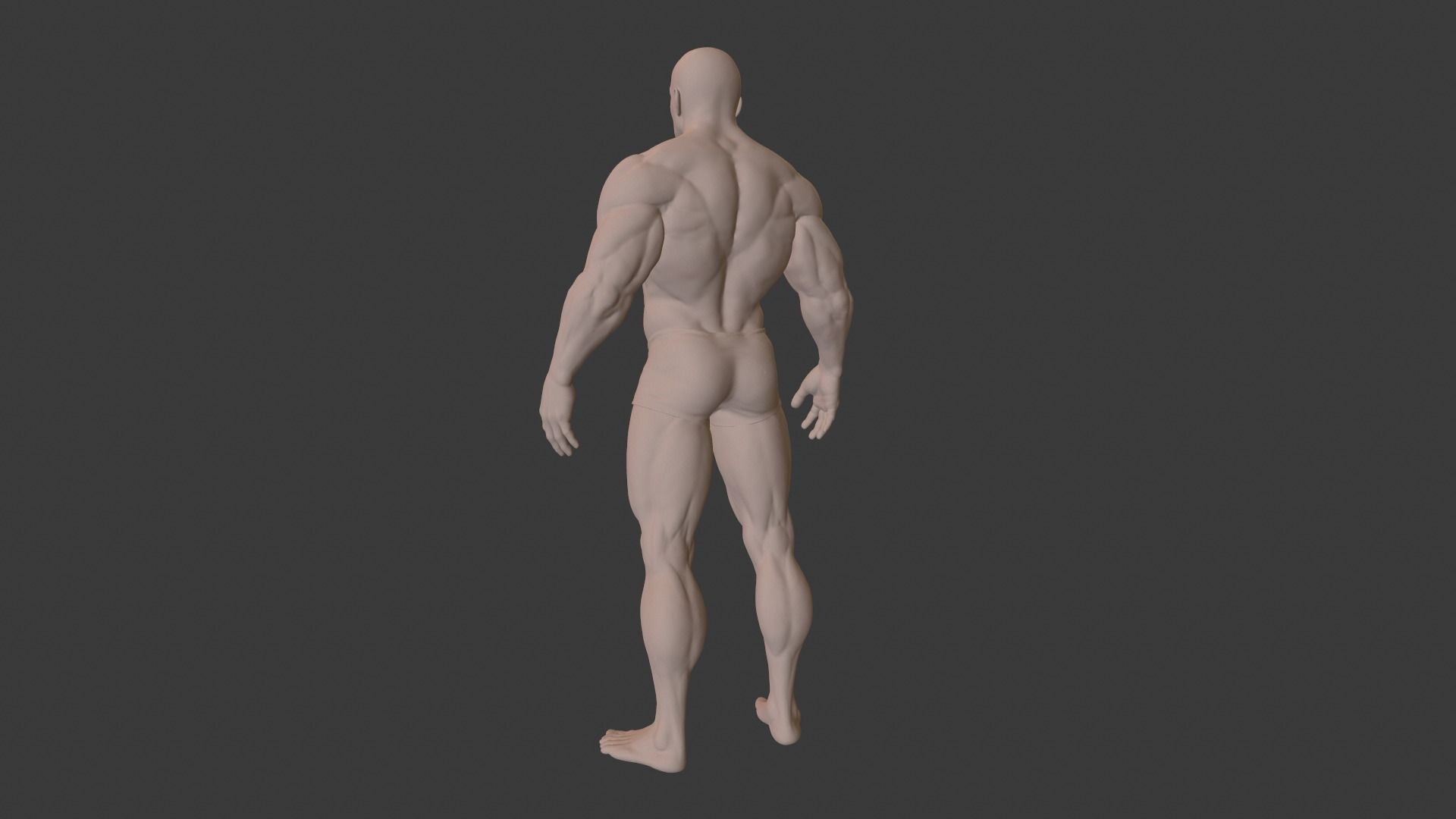 PowerMan male body 3D print model_2