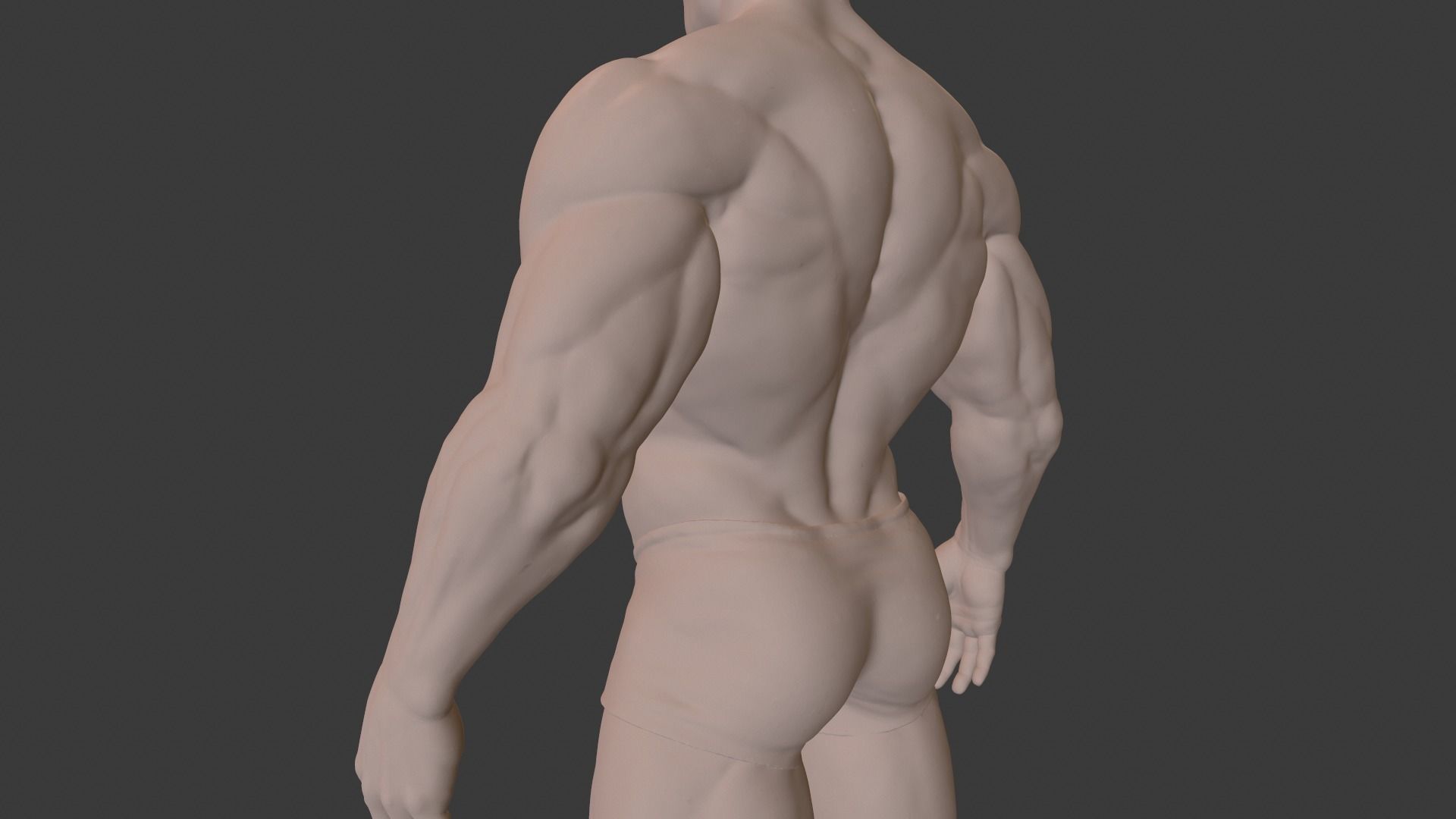PowerMan male body 3D print model_5