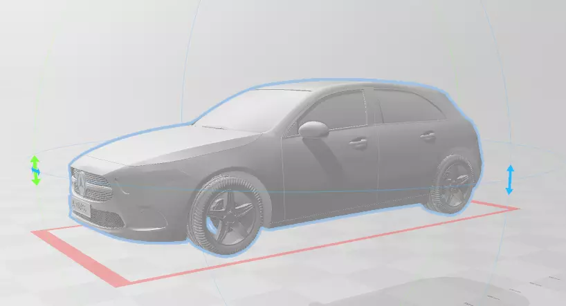 Mercedes Benz A-Class 2018 3D print model_0