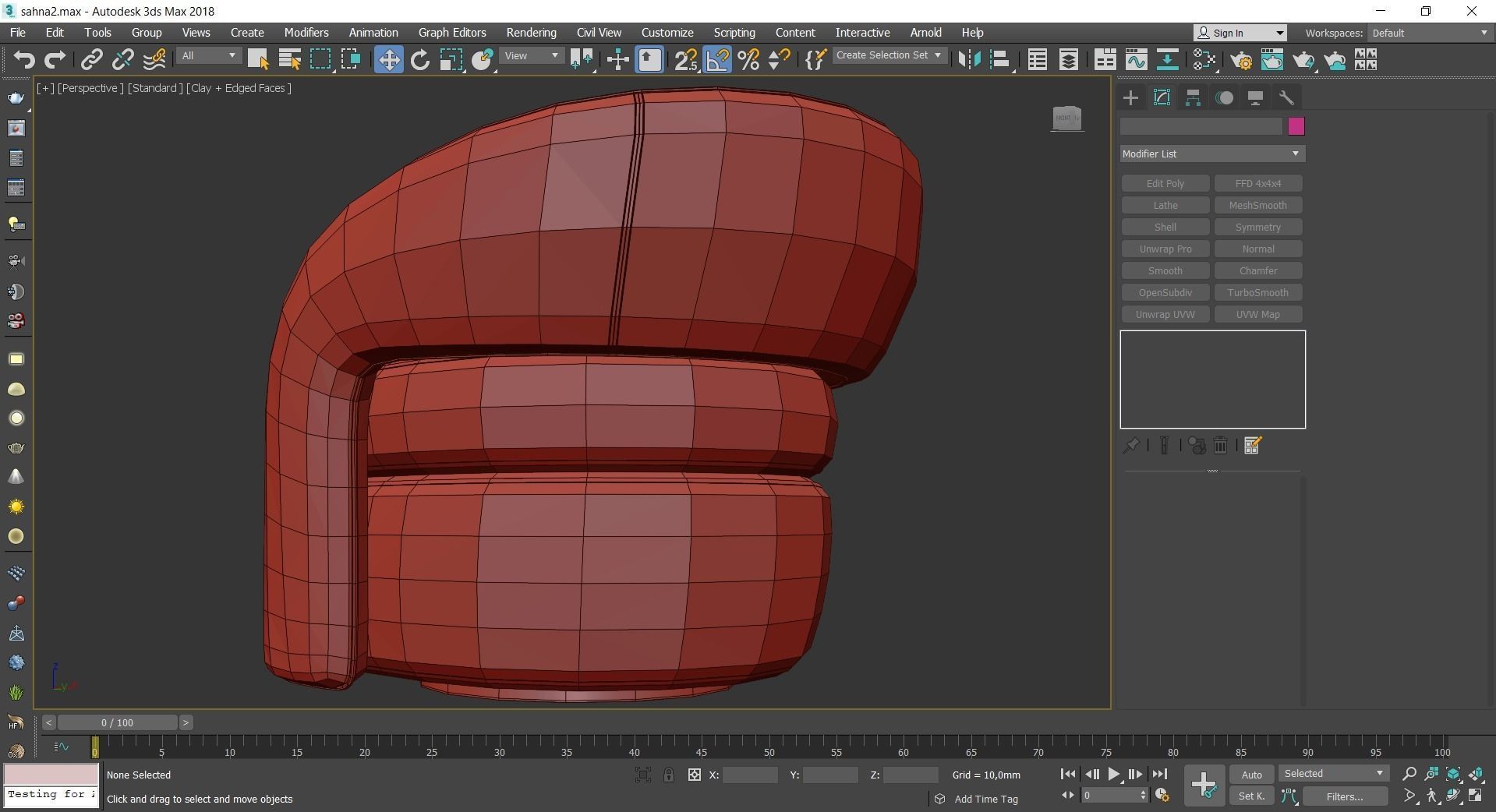 Interlude Home Targa Swivel Chair 3d model Low-poly 3D model_2