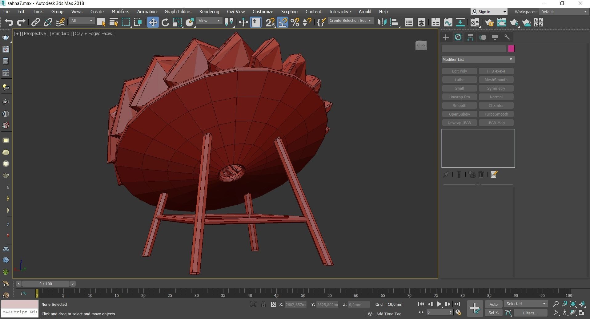 Bird Inspired Quetzal Chair by Marc Venot 3d model Low-poly 3D model_2