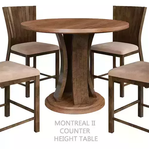 Montreal II Counter Height Table 3d model