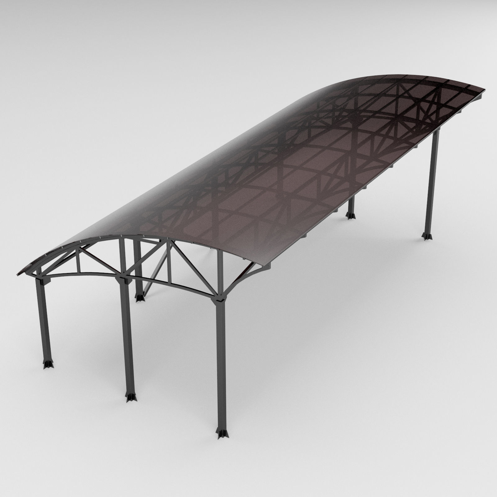 Metall carport 1 3D model_20