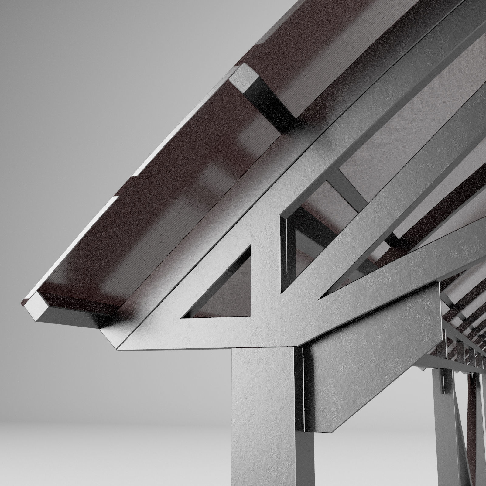 Metall carport 1 3D model_18