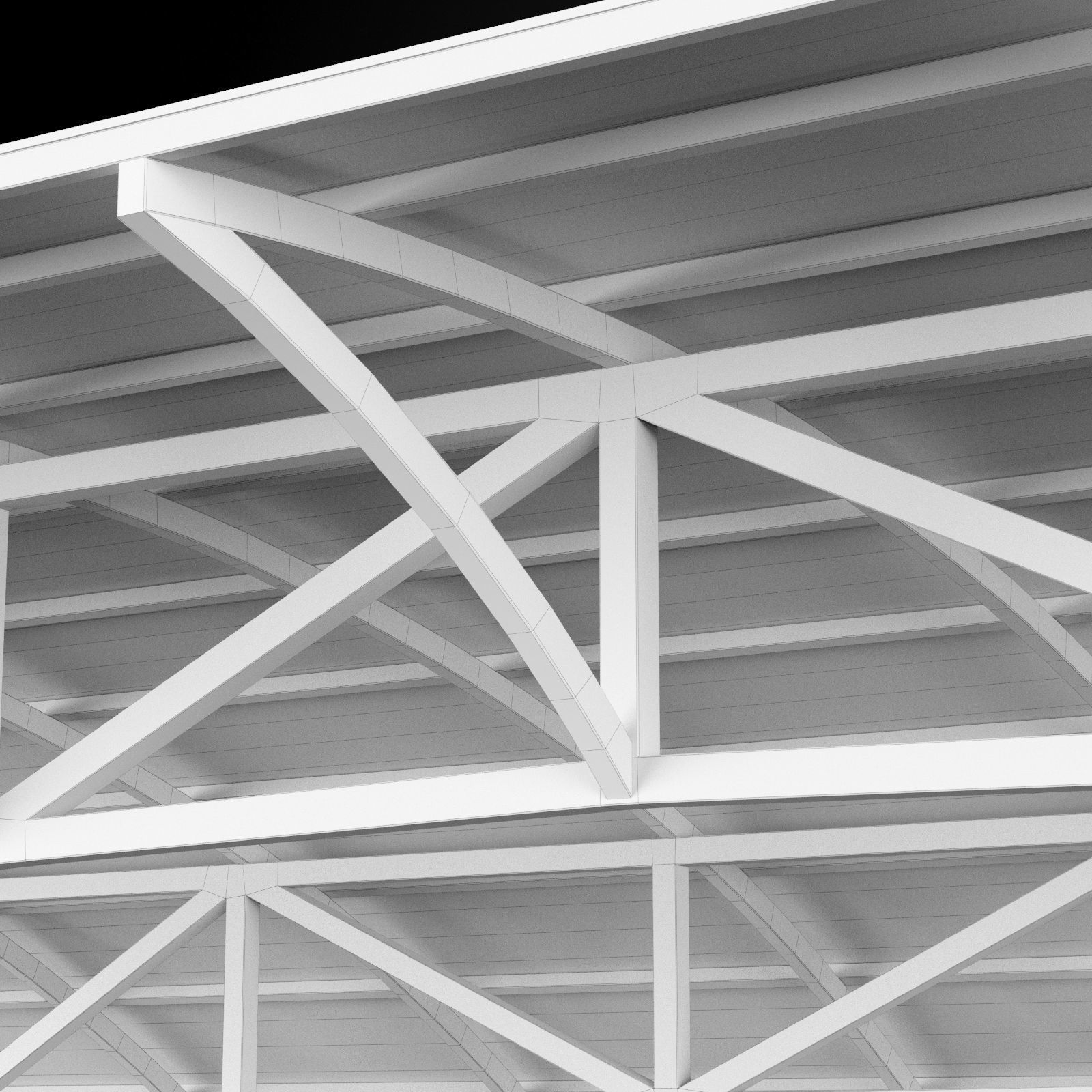 Metall carport 1 3D model_28